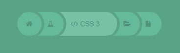Красивый эффект CSS анимации меню сайта