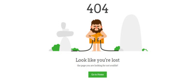 Забавная анимация 404 страницы в адаптивном CSS