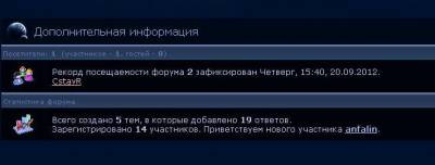 Скрипт изменение статистики на форуме ucoz