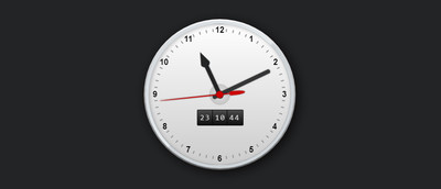 Цифровые часы для сайта при помощи CSS3