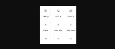 Светло-синие иконки форума для uCoz