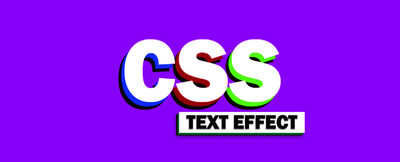 Текстовой эффект текста и логотипа на CSS