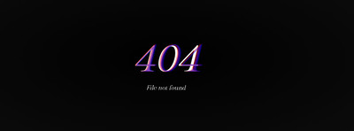 Страница сайта под номером 404 не найдено