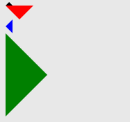Создать стрелку, используя прямоугольник и треугольник CSS