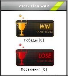 Итоги кв для кс cs 1.6 cw clan war win lose для  ucoz