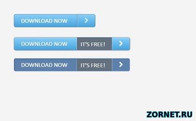 Стильная кнопка скачать создана на CSS3