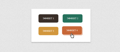 Кнопки с уникальным эффектом при помощи CSS