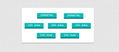 Эффекты 3D для кнопки при помощи CSS3